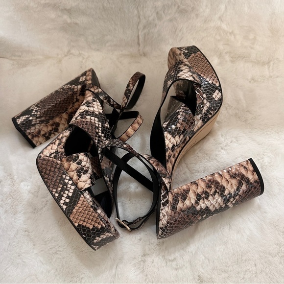 Priscilla‎ Wraparound Platform Sandal - Women's Size 10 - Picture 2 of 14